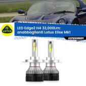 0 Anabbaglianti LED H4 32,000Lm per Lotus Elise Mk1 1996 - 2009 Kit LED Edge - H4 - Professionale 32.000 Lumen