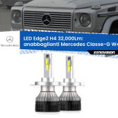 0 Anabbaglianti LED H4 32,000Lm per Mercedes Classe-G W463 1991 - 2004 Kit LED Edge - H4 - Professionale 32.000 Lumen
