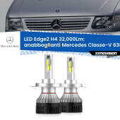 0 Anabbaglianti LED H4 32,000Lm per Mercedes Classe-V 638/2 1996 - 2003 Kit LED Edge - H4 - Professionale 32.000 Lumen