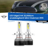 0 Anabbaglianti LED H4 32,000Lm per Mini Clubman R55 2007 - 2015 Kit LED Edge - H4 - Professionale 32.000 Lumen