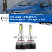 0 Anabbaglianti LED H4 32,000Lm per Opel Agila B H08 2008 - 2014 Kit LED Edge - H4 - Professionale 32.000 Lumen