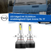 0 Anabbaglianti LED H4 32,000Lm per Opel Arena TB, TF 1998 - 2001 Kit LED Edge - H4 - Professionale 32.000 Lumen