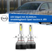 0 Anabbaglianti LED H4 32,000Lm per Opel Vectra A J89 1988 - 1995 Kit LED Edge - H4 - Professionale 32.000 Lumen