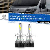 0 Anabbaglianti LED H4 32,000Lm per Peugeot Boxer Mk1 1994 - 2002 Kit LED Edge - H4 - Professionale 32.000 Lumen