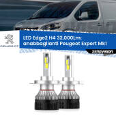 0 Anabbaglianti LED H4 32,000Lm per Peugeot Expert Mk1 1996 - 2006 Kit LED Edge - H4 - Professionale 32.000 Lumen