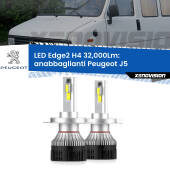 0 Anabbaglianti LED H4 32,000Lm per Peugeot J5 1990 - 1994 Kit LED Edge - H4 - Professionale 32.000 Lumen