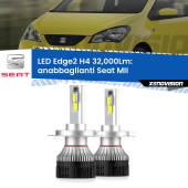 0 Anabbaglianti LED H4 32,000Lm per Seat MII 2011 - 2021 Kit LED Edge - H4 - Professionale 32.000 Lumen