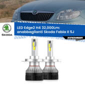 0 Anabbaglianti LED H4 32,000Lm per Skoda Fabia II 5J fari a parabola Kit LED Edge - H4 - Professionale 32.000 Lumen