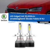 0 Anabbaglianti LED H4 32,000Lm per Skoda Fabia III NJ a parabola singola Kit LED Edge - H4 - Professionale 32.000 Lumen