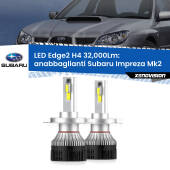 0 Anabbaglianti LED H4 32,000Lm per Subaru Impreza Mk2 a parabola singola Kit LED Edge - H4 - Professionale 32.000 Lumen