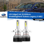 0 Anabbaglianti LED H4 32,000Lm per Subaru Legacy II Mk2 1994 - 1999 Kit LED Edge - H4 - Professionale 32.000 Lumen