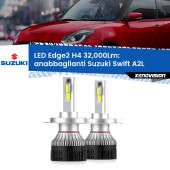 0 Anabbaglianti LED H4 32,000Lm per Suzuki Swift A2L 2017 in poi Kit LED Edge - H4 - Professionale 32.000 Lumen