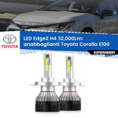 0 Anabbaglianti LED H4 32,000Lm per Toyota Corolla E100 1992 - 1997 Kit LED Edge - H4 - Professionale 32.000 Lumen