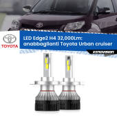0 Anabbaglianti LED H4 32,000Lm per Toyota Urban cruiser 2007 - 2016 Kit LED Edge - H4 - Professionale 32.000 Lumen
