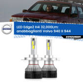 0 Anabbaglianti LED H4 32,000Lm per Volvo 940 II 944 1994 - 1998 Kit LED Edge - H4 - Professionale 32.000 Lumen