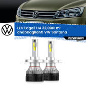 0 Anabbaglianti LED H4 32,000Lm per VW Santana 1995 - 2012 Kit LED Edge - H4 - Professionale 32.000 Lumen