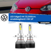 0 Anabbaglianti LED H4 32,000Lm per VW UP  2011 in poi Kit LED Edge - H4 - Professionale 32.000 Lumen