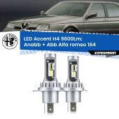 0 Anabbaglianti LED H4 9600Lm per Alfa romeo 164  1987 - 1991 H4: Kit LED Accent 9600LM