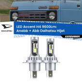 0 Anabbaglianti LED H4 9600Lm per Daihatsu Hijet 1992 - 2005 H4: Kit LED Accent 9600LM
