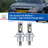 0 Anabbaglianti LED H4 9600Lm per Honda Prelude Mk4 1992 - 1996 H4: Kit LED Accent 9600LM