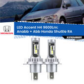 0 Anabbaglianti LED H4 9600Lm per Honda Shuttle RA 1994 - 2004 H4: Kit LED Accent 9600LM