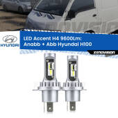 0 Anabbaglianti LED H4 9600Lm per Hyundai H100  1994 - 2000 H4: Kit LED Accent 9600LM