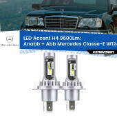 0 Anabbaglianti LED H4 9600Lm per Mercedes Classe-E W124 1993 - 1995 H4: Kit LED Accent 9600LM