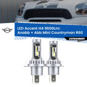 0 Anabbaglianti LED H4 9600Lm per Mini Countryman R60 2010 - 2016 H4: Kit LED Accent 9600LM