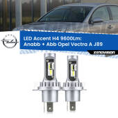 0 Anabbaglianti LED H4 9600Lm per Opel Vectra A J89 1988 - 1995 H4: Kit LED Accent 9600LM