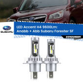 0 Anabbaglianti LED H4 9600Lm per Subaru Forester SF 1997 - 2002 H4: Kit LED Accent 9600LM