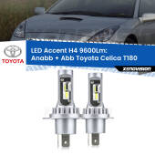 0 Anabbaglianti LED H4 9600Lm per Toyota Celica T180 1989 - 1993 H4: Kit LED Accent 9600LM