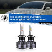 0 Anabbaglianti LED H7 24,000Lm per Alfa romeo Brera 2006 - 2010 H7: Kit LED BrightStar 24.000Lm