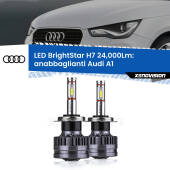 0 Anabbaglianti LED H7 24,000Lm per Audi A1  2010 - 2018 H7: Kit LED BrightStar 24.000Lm