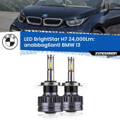 0 Anabbaglianti LED H7 24,000Lm per BMW i3  2013 - 2023 H7: Kit LED BrightStar 24.000Lm