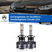 0 Anabbaglianti LED H7 24,000Lm per Citroën DS4 2011 - 2015 H7: Kit LED BrightStar 24.000Lm