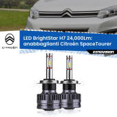 0 Anabbaglianti LED H7 24,000Lm per Citroën SpaceTourer 2016 in poi H7: Kit LED BrightStar 24.000Lm