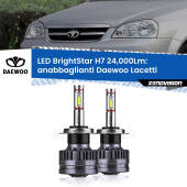 0 Anabbaglianti LED H7 24,000Lm per Daewoo Lacetti 2004 - 2005 H7: Kit LED BrightStar 24.000Lm