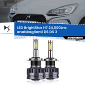 0 Anabbaglianti LED H7 24,000Lm per DS DS 3 2015 in poi H7: Kit LED BrightStar 24.000Lm