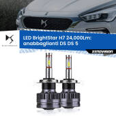 0 Anabbaglianti LED H7 24,000Lm per DS DS 5 2015 in poi H7: Kit LED BrightStar 24.000Lm