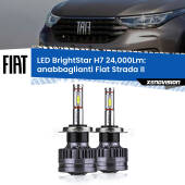 0 Anabbaglianti LED H7 24,000Lm per Fiat Strada II 2º restyling H7: Kit LED BrightStar 24.000Lm