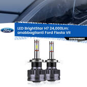 0 Anabbaglianti LED H7 24,000Lm per Ford Fiesta Mk7 con fari lenticolari H7: Kit LED BrightStar 24.000Lm