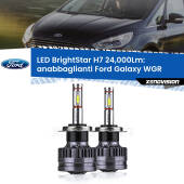 0 Anabbaglianti LED H7 24,000Lm per Ford Galaxy WGR 2000 - 2006 H7: Kit LED BrightStar 24.000Lm