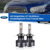 0 Anabbaglianti LED H7 24,000Lm per Ford Transit Mk4 2014 in poi H7: Kit LED BrightStar 24.000Lm