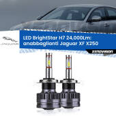 0 Anabbaglianti LED H7 24,000Lm per Jaguar XF X250 2007 - 2015 H7: Kit LED BrightStar 24.000Lm