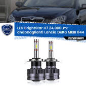 0 Anabbaglianti LED H7 24,000Lm per Lancia Delta MkIII 844 2008 - 2014 H7: Kit LED BrightStar 24.000Lm