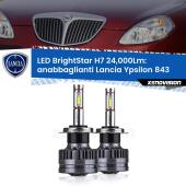 0 Anabbaglianti LED H7 24,000Lm per Lancia Ypsilon 843 2003 - 2011 H7: Kit LED BrightStar 24.000Lm