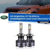 0 Anabbaglianti LED H7 24,000Lm per Land rover Discovery IV L319 fari a parabola H7: Kit LED BrightStar 24.000Lm