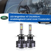 0 Anabbaglianti LED H7 24,000Lm per Land rover Freelander 2 L359 2006 - 2010 H7: Kit LED BrightStar 24.000Lm