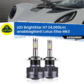 0 Anabbaglianti LED H7 24,000Lm per Lotus Elise Mk3 faro lenticolare H7 H7: Kit LED BrightStar 24.000Lm