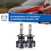 0 Anabbaglianti LED H7 24,000Lm per Mazda 3 BK 2003 - 2009 H7: Kit LED BrightStar 24.000Lm